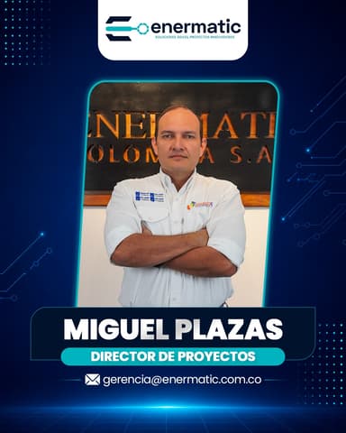 Miguel Plazas, CEO de Enermatic Colombia S.A.S.